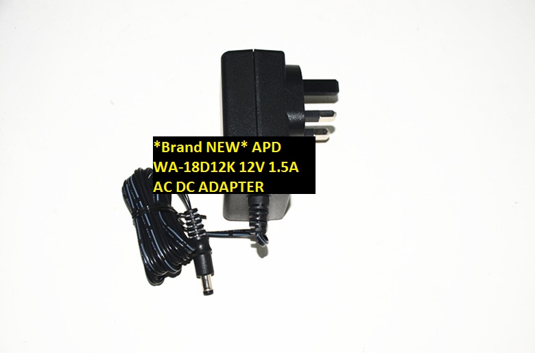 *Brand NEW* AC100-240V 50/60Hz APD WA-18D12K 12V 1.5A AC DC ADAPTER POWER SUPPLY